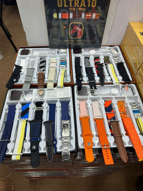 Ultra 10 Smart Watch With 10 Straps and Free Watch Protector