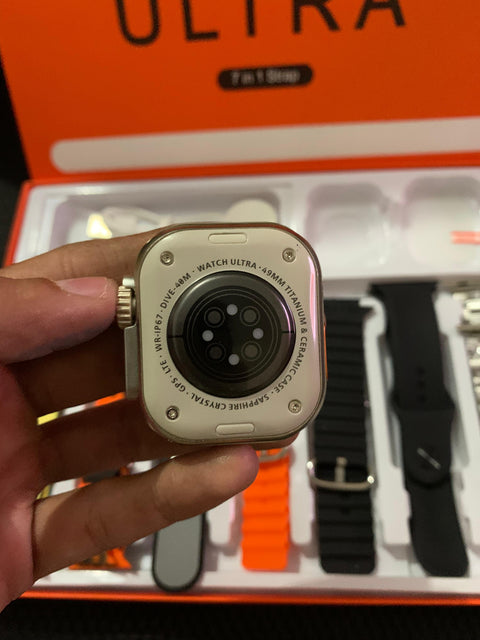 Ultra 7 In 1 Strap Smart Watch With Free Airpods Pro 2 (ANC)