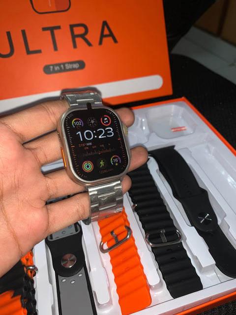 Ultra 7 In 1 Strap Smart Watch With Free Airpods Pro 2 (ANC)