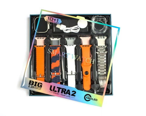 Ultra 10 Smart Watch With 10 Straps and Free Watch Protector