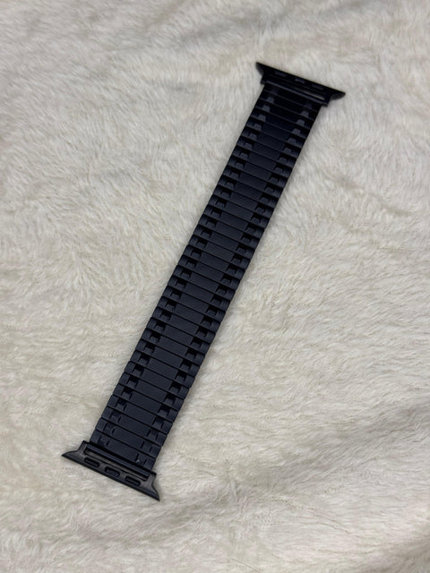Stainless steel strechable chain strap with 1 year colour warranty