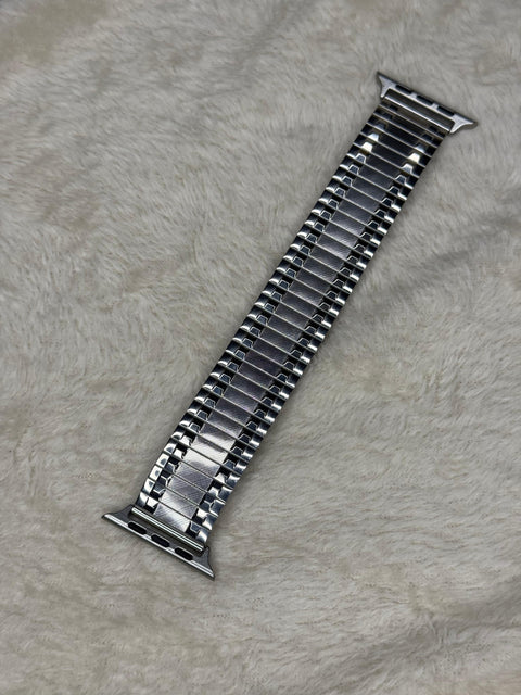 Stainless steel strechable chain strap with 1 year colour warranty