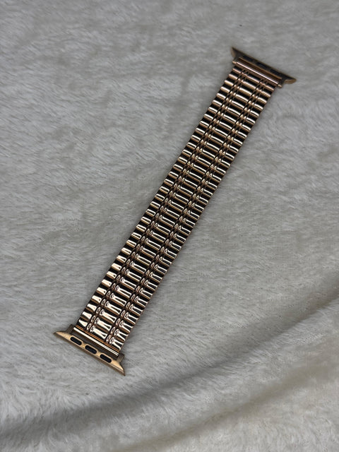 Stainless steel strechable chain strap with 1 year colour warranty