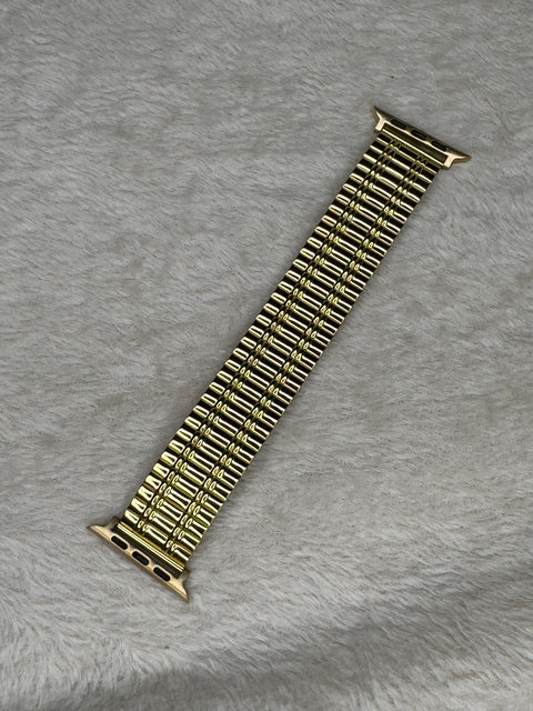 Stainless steel strechable chain strap with 1 year colour warranty